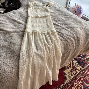 Flying Tomato Cream Maxi Dress